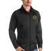 Men's Antigua Black Boston Bruins Links Full-Zip Golf Jacket