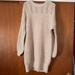 American Eagle Outfitters Dresses | American Eagle Outfitters Sweater Dress | Color: Cream/Tan | Size: Xl