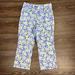 Lilly Pulitzer Pants & Jumpsuits | Lilly Pulitzer Green And Blue Floral Pants 8 Petite | Color: Blue/Green | Size: 8p