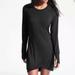 Athleta Dresses | Athleta Criss-Cross Long Sleeve Black Dress Soft Modal Fabric Sz S | Color: Black | Size: S