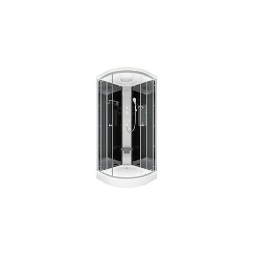 Duschkabine Fertigdusche Dusche Komplettkabine D10-13T0-EC 90×90 cm mit 2K Scheiben Versiegelung