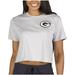 Women's Concepts Sport Gray Green Bay Packers Narrative Cropped Top