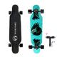 WHOME Pro Longboards - 31" Small Longboard Cruising Skateboard for Adult/Kid Girl/Boy Pro/Beginner with T-Tool (Cold Crow)