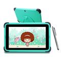 CWOWDEFU 8 HD Kids Pro Tablet 8 Inch Android 11 Touchscreen WiFi Child Tablet 32GB ROM Tablets for Children Toddler Learning Tablets with Pen (Green)