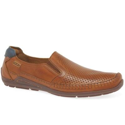 Arquet Slip On Shoes - Brown - Pikolinos Slip-Ons