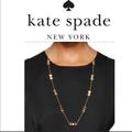 Kate Spade Jewelry | Kate Spade Gold Take A Bow Scatter Necklace | Color: Gold | Size: Os