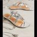Anthropologie Shoes | Hp Schutz Eminiana Gladiator Sandals Size 10 | Color: Silver | Size: 10