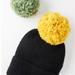 Anthropologie Accessories | Anthropologie "Pick-A-Pom" Golden Yellow Yarn Pom | Color: Yellow | Size: Os