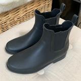 J. Crew Shoes | J. Crew Chelsea Rain Boots | Color: Black | Size: 6