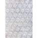 Blue/Gray 108 x 0.25 in Area Rug - Bokara Rug Co, Inc. Hand-Knotted High-Quality Ivory & Multi-Colored Area Rug Viscose/ | 108 W x 0.25 D in | Wayfair