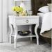 Canora Grey Fairoaks Nightstand Wood in White | 26 H x 24 W x 18 D in | Wayfair EF7C235CA9F545C8B2700361FA400F8D