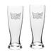 Tennessee Tech Golden Eagles 2-Piece 23oz. Stylish University Pilsner Glass Set