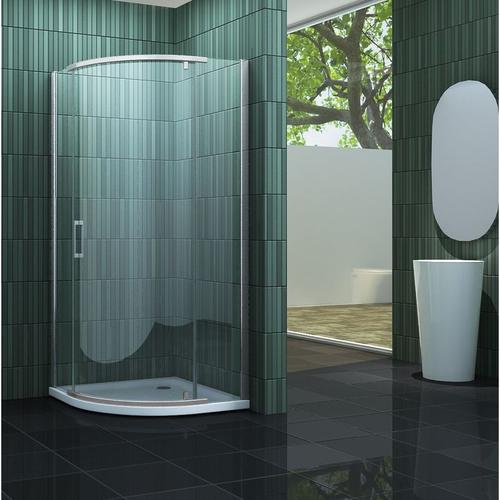 Impex-bad - Duschkabine SWALL 100 x 100 x 195 cm (Viertelkreis) ohne Duschtasse