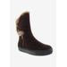 Wide Width Women's Furry Boot by Bellini in Brown (Size 9 W)