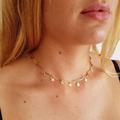 Free People Jewelry | 14k Gold Plated Necklace | Color: Gold | Size: Os