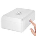 Biometric Fingerprint Storage Box,AICase Portable Cash Jewelry Security Case Lock Box Safe,Combination Lock for Car, Home,Office Travel