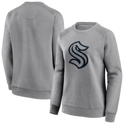 Seattle Kraken Fanatics Branded Iconic Mono Logo Graphic Crew Sweatshirt - Sportgrau - Damen Image