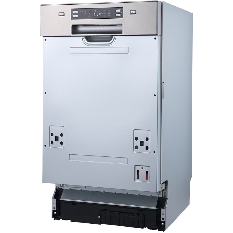 Geschirrspüler Spülmaschine DW4503ED – Weiß/Silber