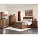 Clydesdale Vintage Bourbon 3-piece Bedroom Set with Dresser and Mirror