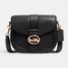 Coach Bags | Coach Georgie Saddle Bag | Color: Black/Gold | Size: 8 1/4” L X 6 3/4”H X 2 3/4”W