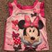 Disney Shirts & Tops | Disney Minnie Mouse Pink Ruffled Tank Top | Color: Pink | Size: 12mb