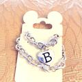 Disney Jewelry | Disney Bracelet Letter B 8” No Need To Travel To Disney | Color: Silver | Size: 8”