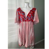 Free People Dresses | Free People Casual Red Dress | Color: Red/White | Size: S