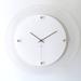 JONSSON Timeware Canopy 12" Wall Clock Plastic in Black/White | 16 H x 16 W x 1.625 D in | Wayfair DS16WH