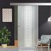 Barn Door - Glass-Door.us Glass Single Sliding Barn Door w/ Installation Hardware Kit Metal | 84 H x 40 W in | Wayfair SGD-ALU100-0110-O-22