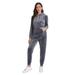 Alwyn Home Hofstetter Pajamas Set Long Sleeve Hoodie Womens Sleepwear PJS Pocket Loungewear Outfit RHW2887 Polyester | 34 H x 44 W in | Wayfair