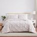 Rosdorf Park Aurie Microfiber Reversible Duvet Cover Set Microfiber in White | Twin Duvet + 1 Standard Sham | Wayfair