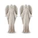 Canora Grey Ahmadi 2 Piece Foranti Resin Angels Figurine Resin in Gray | 14.5 H x 6.5 W x 3.25 D in | Wayfair 1C7C8A09BFE649B5A22AE3606215BA43