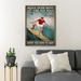 Trinx Man Surfing On Waves - Move Over Boys Let This Old Man… - 1 Piece Rectangle Graphic Art Print On Wrapped Canvas in Blue | Wayfair