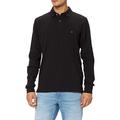 Tommy Hilfiger Herren Poloshirt Langarm Regular Basic, Schwarz (Black), XS