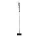 Minuteman International Rope Design Standard Fireplace Ash Hoe, 28 Inch Tall, Black