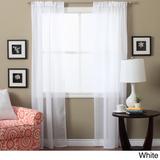 Lucerne 63-inch Sheer Curtain Panel Pair - 52 x 63 - 52 x 63