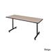 Kobe Black Wood and Metal 66-inch x 30-inch Training Table