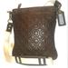 Coach Bags | Gorgeous Coach Grammercy Op Art Leather Crossbody | Color: Brown/Gold | Size: 7.5"(L) X 8.5"(H) X .5"(D)