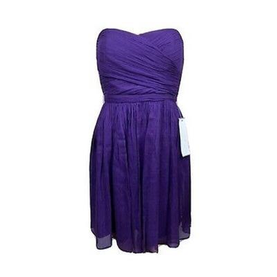 J. Crew Dresses | J. Crew Purple Lacey Short Mini Prom/Formal Spaghetti Strap Dress Womens Size 2 | Color: Purple | Size: 2