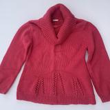 Zara Shirts & Tops | Girls Rayon Blend Turtleneck Sweater With Swing Detail. | Color: Pink | Size: 6g