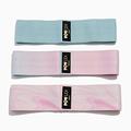 Popflex Blogilates Cotton Candy Booty Band - 3er Set Booty Bands für Frauen - 3 Intensitätsstufen - Strickstoff Widerstandsbänder - Damen Yoga Bänder Fitnessbänder Leichte Pilates Ausrüstung