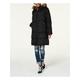 MARALYN & ME Womens Black Faux Fur Puffer Coat UK Size:16