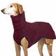 TTCI-RR Dogs Clothes Pet Clothes Dog Clothes Dog Jacket Dog Sweater Large Dog Clothes Warm And Comfortable High Collar Clothes Greyhound Clothes Pet (Color : Red wine, Size : 3XL)