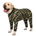 TTCI-RR Dogs Clothes High Elasticity Cotton Dog Pajamas Onesies Male Female Dog Jumpsuit Bodysuit For Medium Large Big Dogs Full Coverage Dog Clothes Pet (Color : Camouflage, Size : 30)