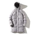 BGGZZG Men's Long Jacket Parkas Coat Large Size 7XL 8XL Winter Cotton Padded Jacket Husband Hood Parka Outerwear Thick Warm Windbreaker Male (Color : Grey, Size : 5XL)