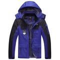 BGGZZG Men Waterproof Thick Warm Winter Parka Men's Fleece Jacket Parkas Large Size 7XL 8XL Anorak Male Coat Quilted Hooded Windbreaker Casual (Color : Men Denim Blue, Size : XL)