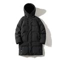 Men's Long Jacket Parkas Coat Large Size 7XL 8XL Winter Cotton Padded Jacket Husband Hood Parka Outerwear Thick Warm Windbreaker Male (Color : Black, Size : 5XL)