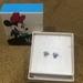 Disney Other | Disney Minnie Mouse Birthstone Earrings | Color: Blue | Size: Osg