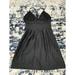 Free People Dresses | Free People Women Black Dress Sexy Party Sleeveless Plunging Neck Size 0 | Color: Black | Size: 0