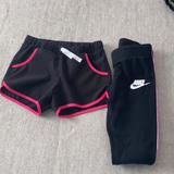 Nike Bottoms | Girls Nike Exercise Leggings And Cat&Jack Shorts Bundle Size 4t/4/5 | Color: Black | Size: 4/5